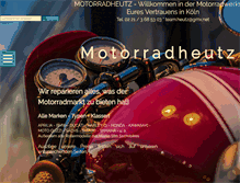 Tablet Screenshot of motorradheutz.de